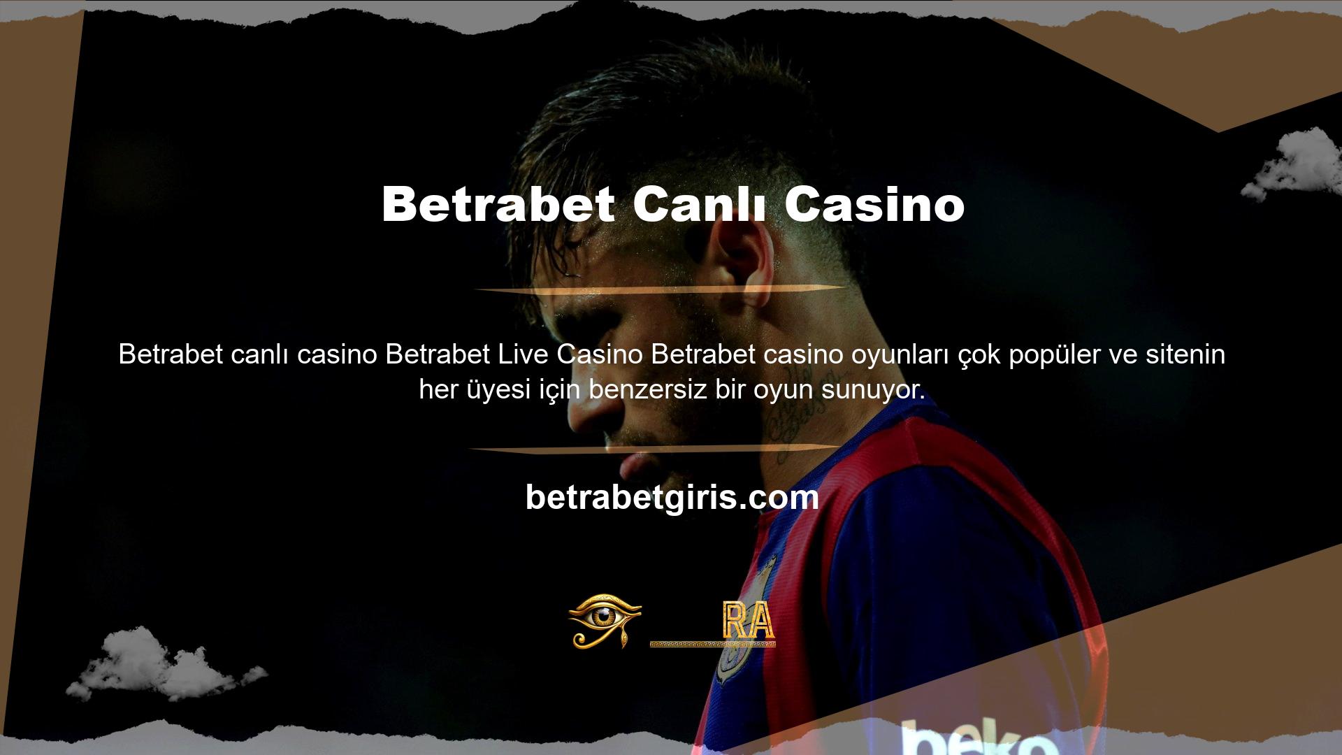 Oyunlara bahis yapmak istiyorsanız, bunları Canlı Casino web sitesinde oynayabilirsiniz